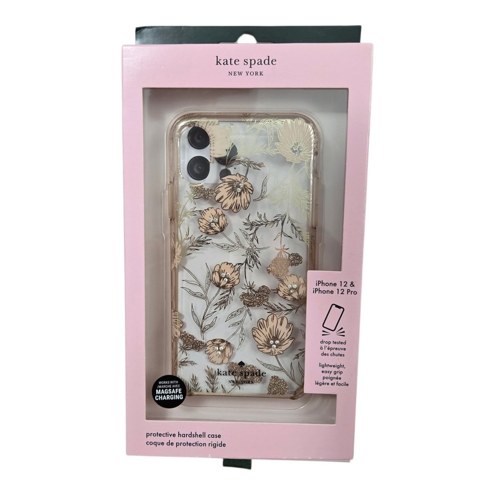 Kate Spade New York iPhone 12 / 12 Pro Floral Protective‎ Hardshell Case